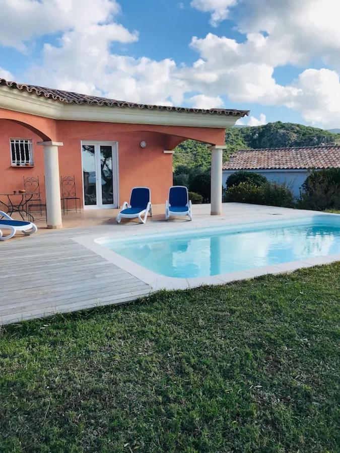 Superbe Villa Avec Piscine Vue Mer, Proche Plage Et Porticcio Pietrosella Ngoại thất bức ảnh